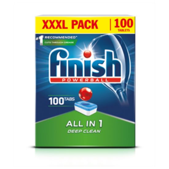 Picture of Finish DishWashing Powerball  Ess Tablets 100 x4